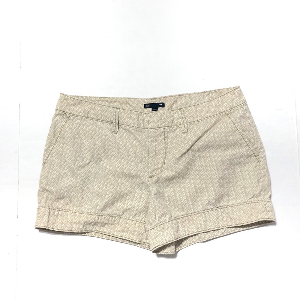 Gap Tan Floral Shorts Sz 8 Women’s Khaki